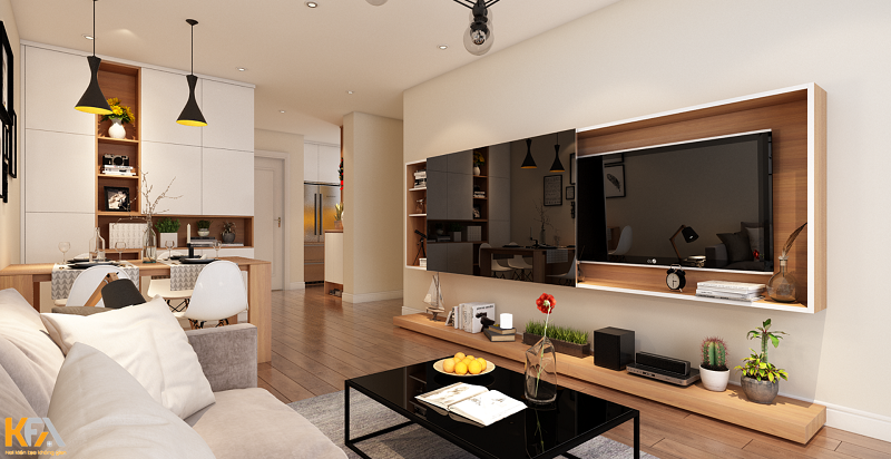 thiết kế nội thất chung cư 75m2