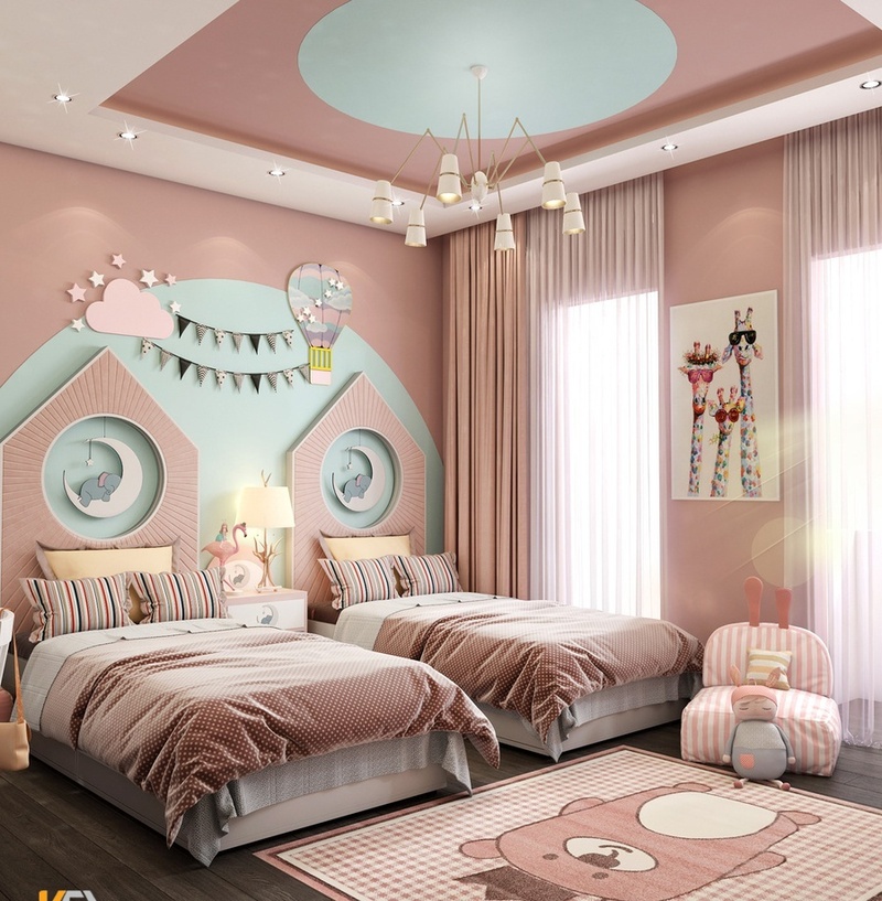 thiết kế phòng ngủ dành cho bé